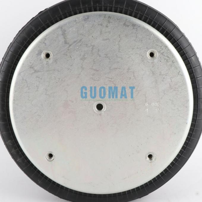 la molla pneumatica di 2b14-468 Goodyear colpisce l'incrocio alla molla pneumatica industriale W01-M58-6378 con quattro bulloni su un piatto