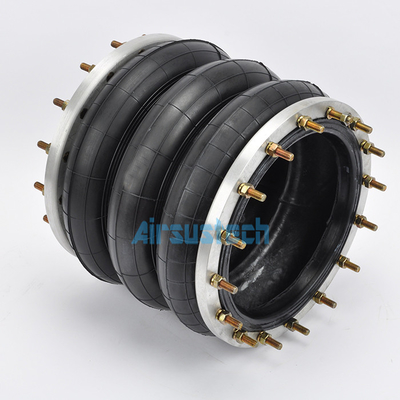 le molle pneumatiche industriali 360306H-3 triplicano i soffietti di gomma complicati con il diametro nominale di 280mm