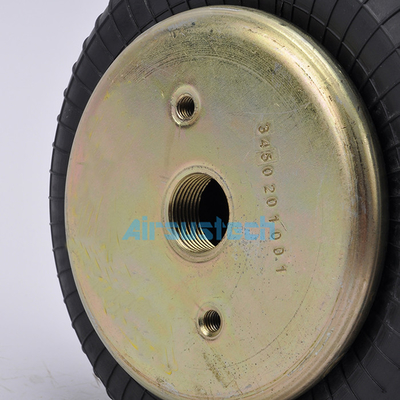 Rivesta di ferro i doppi soffietti di gomma complicati di Airkraft 113053/2B-181 G3/4 dell'azionatore della molla pneumatica per la vibrazione